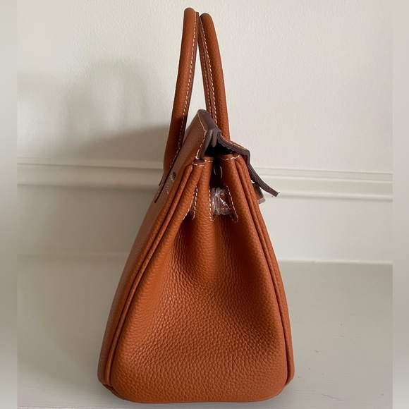 Grand Classic Top Handle Satchel - Golden Brown - Picture 7 of 11